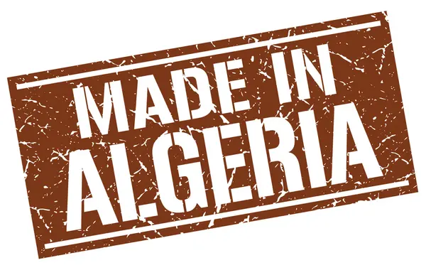 Fabriqué en Algérie timbre — Image vectorielle