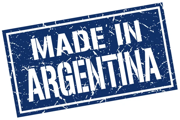 Fabriqué en timbre argentine — Image vectorielle