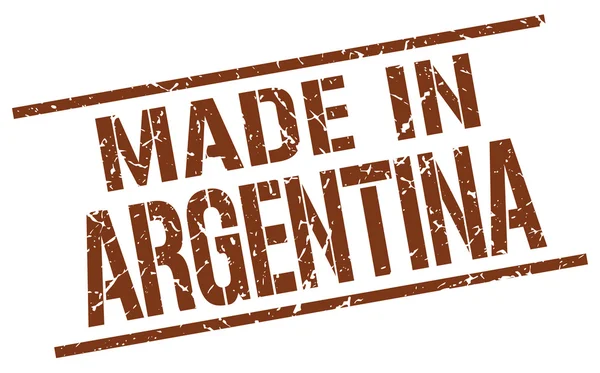 Fabriqué en timbre argentine — Image vectorielle