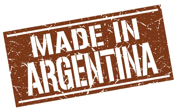 Hergestellt in Argentinien Briefmarke — Stockvektor