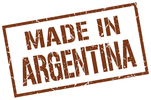 Made in Argentina stamp — Stock Vector