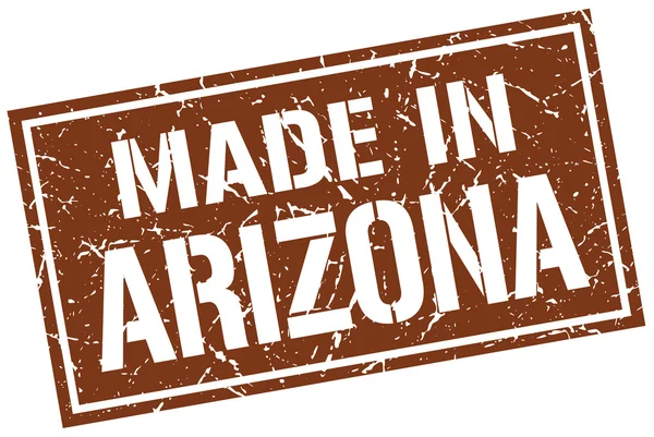 Fabriqué en Arizona timbre — Image vectorielle