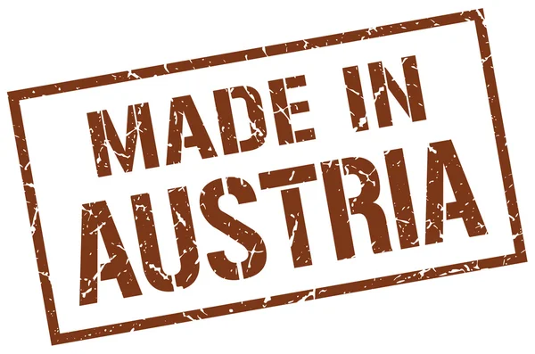 Fabriqué en Autriche timbre — Image vectorielle