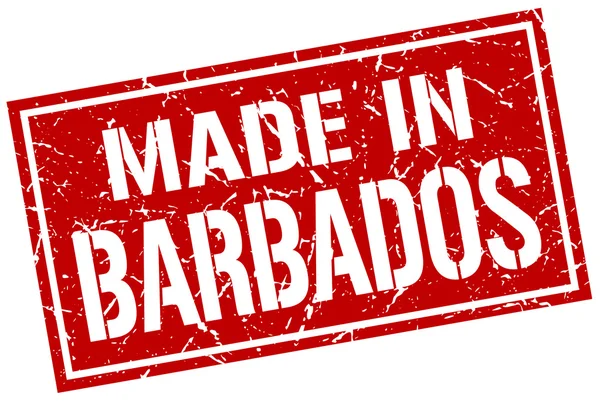 Made in Barbados stamp — Stock Vector