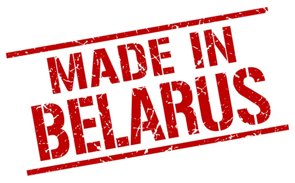 Fabriqué en timbre Belarus — Image vectorielle