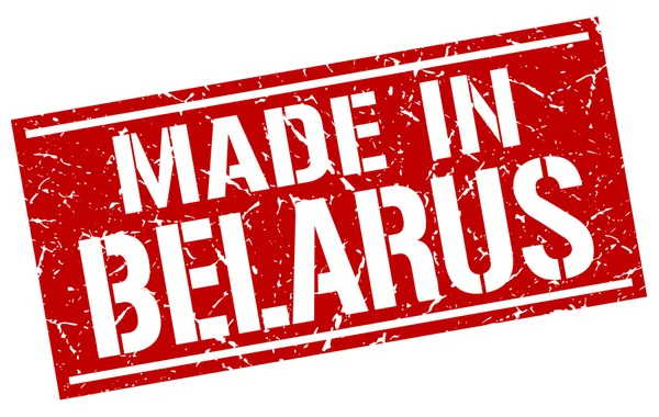 Hecho en sello belarus — Archivo Imágenes Vectoriales