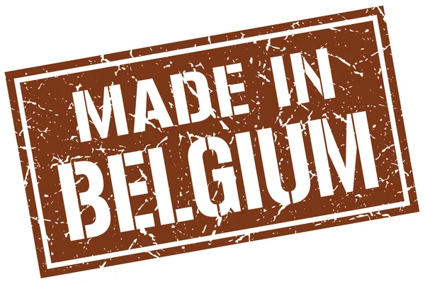 Gemaakt in belgium stempel — Stockvector