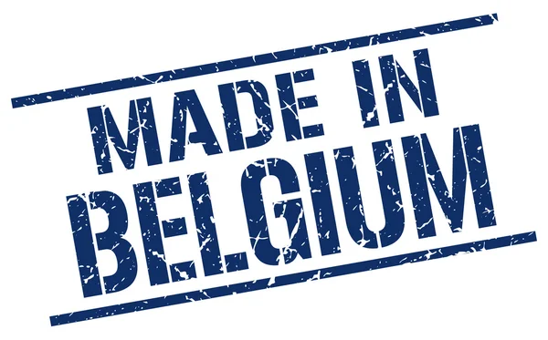 Gemaakt in belgium stempel — Stockvector