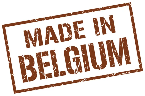 Gemaakt in belgium stempel — Stockvector