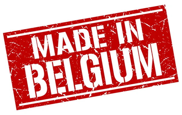 Fabriqué en timbre belge — Image vectorielle