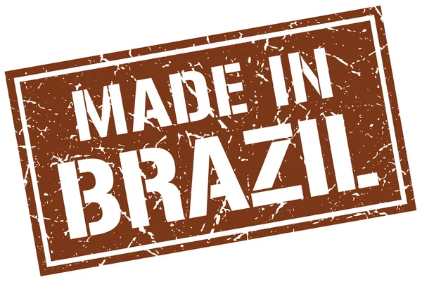 Made in Brazil stamp — Stock Vector