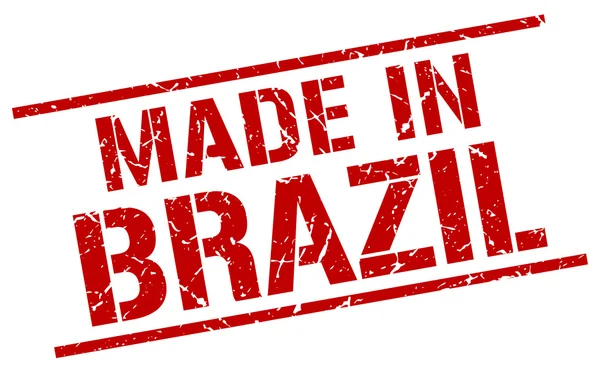 Made in Brazil stamp — Stock Vector