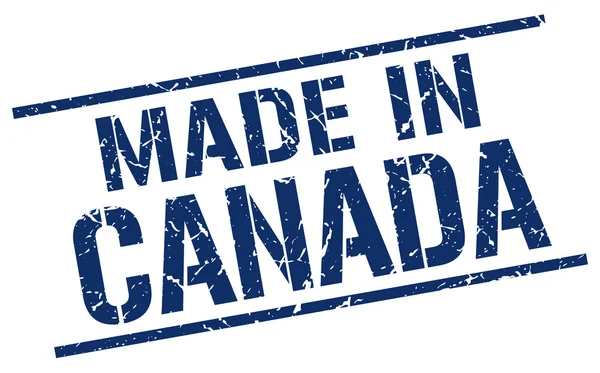 Fabriqué en timbre du Canada — Image vectorielle