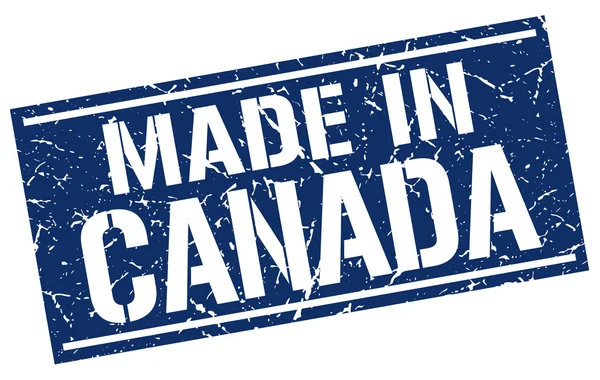 Hecho en canada sello — Vector de stock