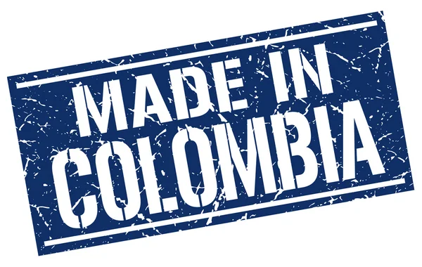 Fabricado en sello de Colombia — Archivo Imágenes Vectoriales