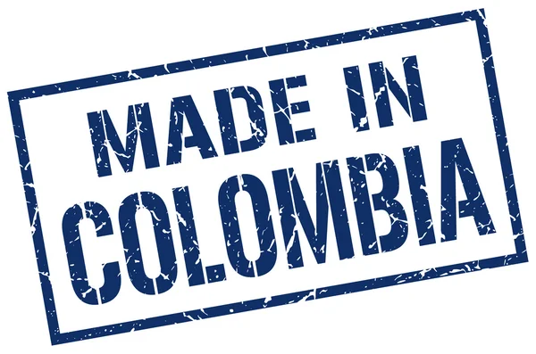 Fabricado en sello de Colombia — Vector de stock