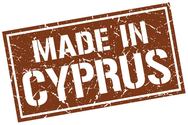 Gemaakt in Cyprus stempel — Stockvector