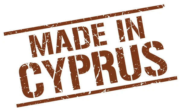Fabricado en sello cyprus — Archivo Imágenes Vectoriales