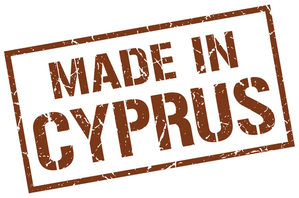 Wykonane na znaczku cypryjskim — Wektor stockowy