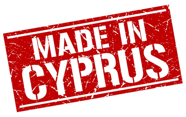 Gemaakt in Cyprus stempel — Stockvector