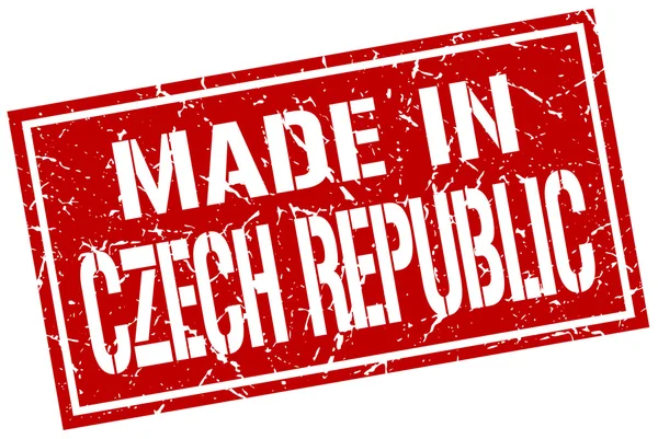 Made in Czech Republic stamp — Stock Vector