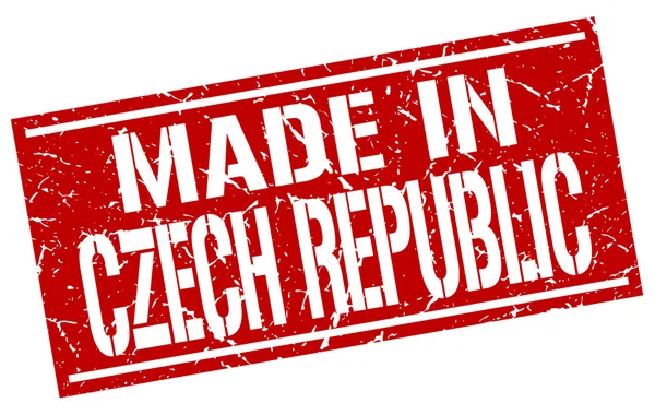 Made in Czech Republic stamp — Stock Vector