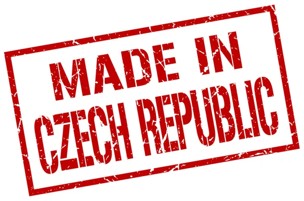 Made in Czech Republic stamp — Stock Vector