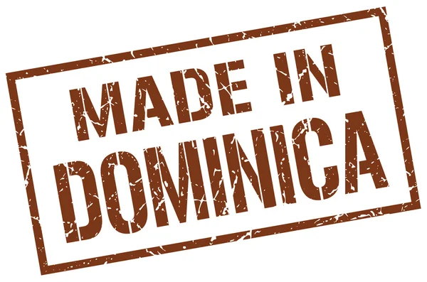 W stempel Dominika — Wektor stockowy