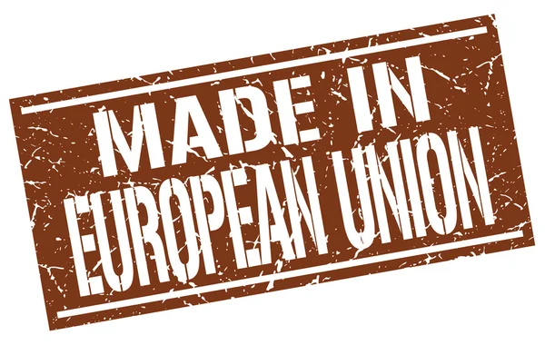 Fabriqué en Union européenne timbre — Image vectorielle