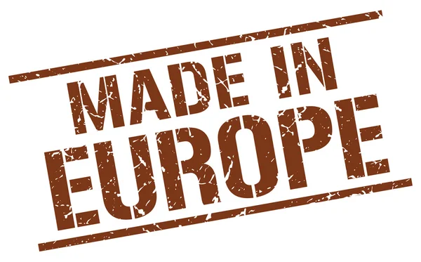 Made in Europe Briefmarke — Stockvektor