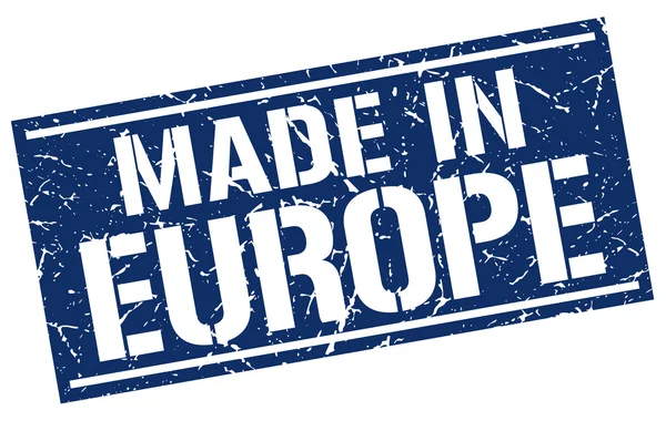 Made in Europe Briefmarke — Stockvektor