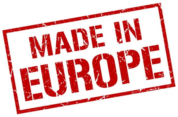 Made in Europe Briefmarke — Stockvektor