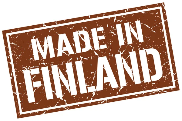 Gemaakt in finland stempel — Stockvector