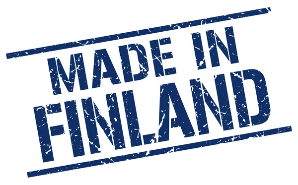 Gemaakt in finland stempel — Stockvector