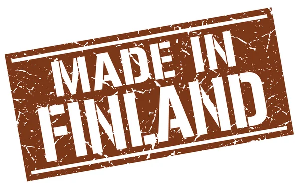 Hergestellt in Finnland Briefmarke — Stockvektor
