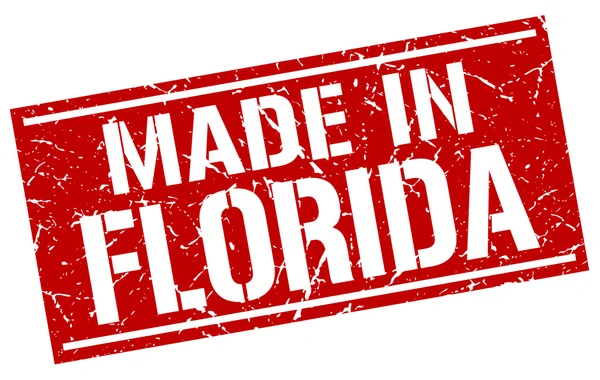 Gemaakt in florida stempel — Stockvector