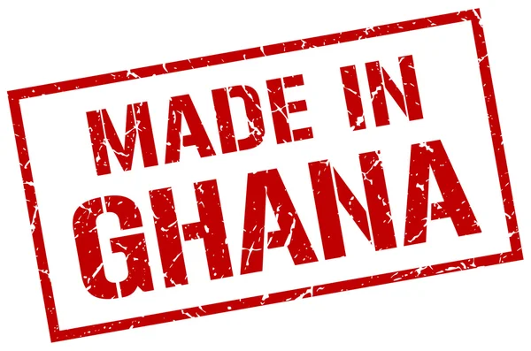 Fabriqué en timbre ghana — Image vectorielle