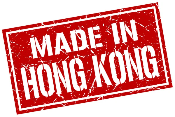 Hecho en hong kong sello — Vector de stock