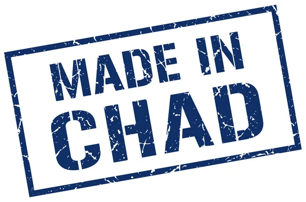 Hecho en Chad sello — Vector de stock
