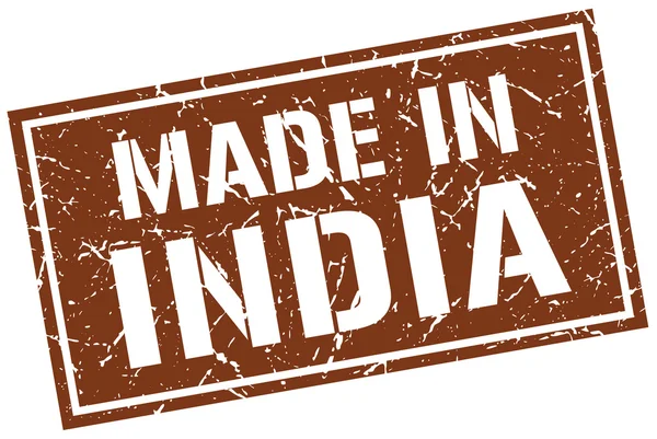Gemaakt in india stempel — Stockvector