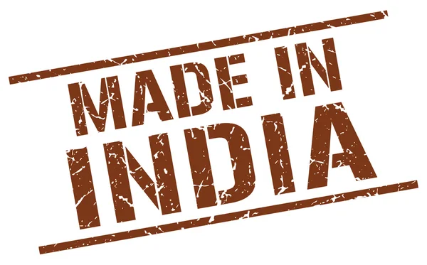 Made in India stamp — Stock Vector