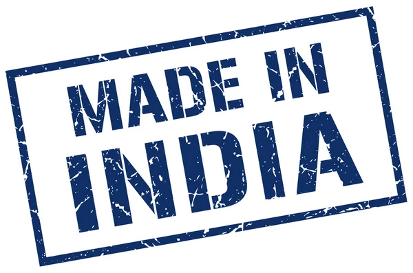 Gemaakt in india stempel — Stockvector