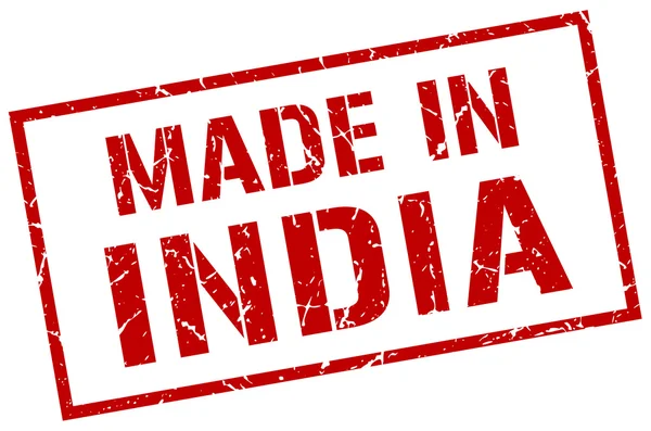 Gemaakt in india stempel — Stockvector