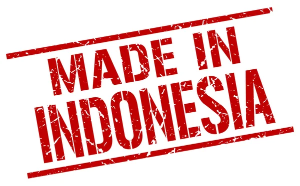 Hergestellt in Indonesien Marke — Stockvektor