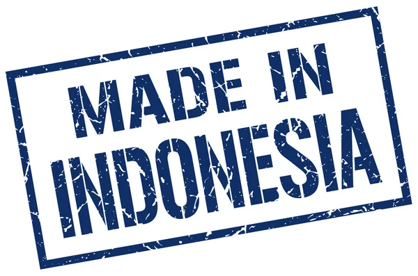 Gemaakt in Indonesië stempel — Stockvector