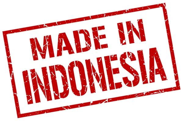 Feito em selo indonésia —  Vetores de Stock