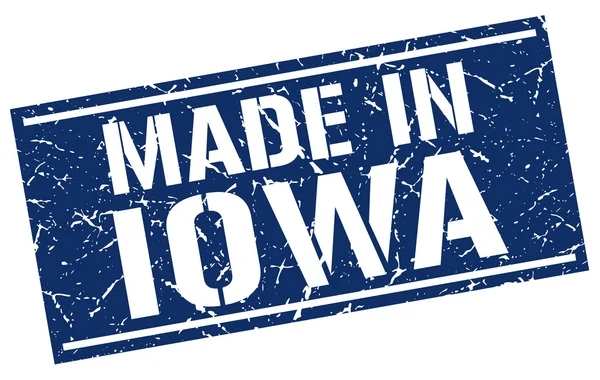 Iowa damga yapılmış — Stok Vektör