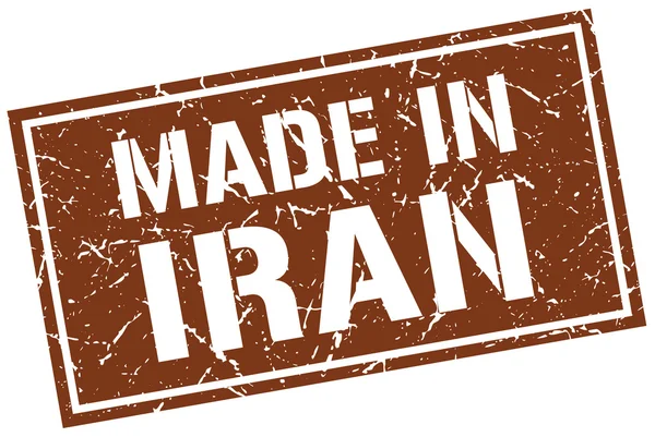 Gemaakt in Iran stempel — Stockvector