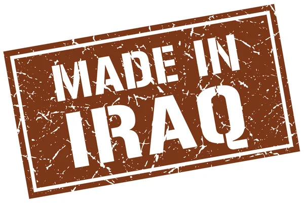 Made in Iraq stamp — Stock Vector