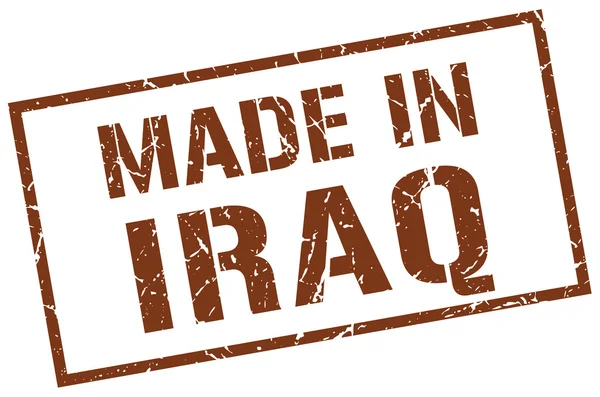 Made in Iraq stamp — Stock Vector